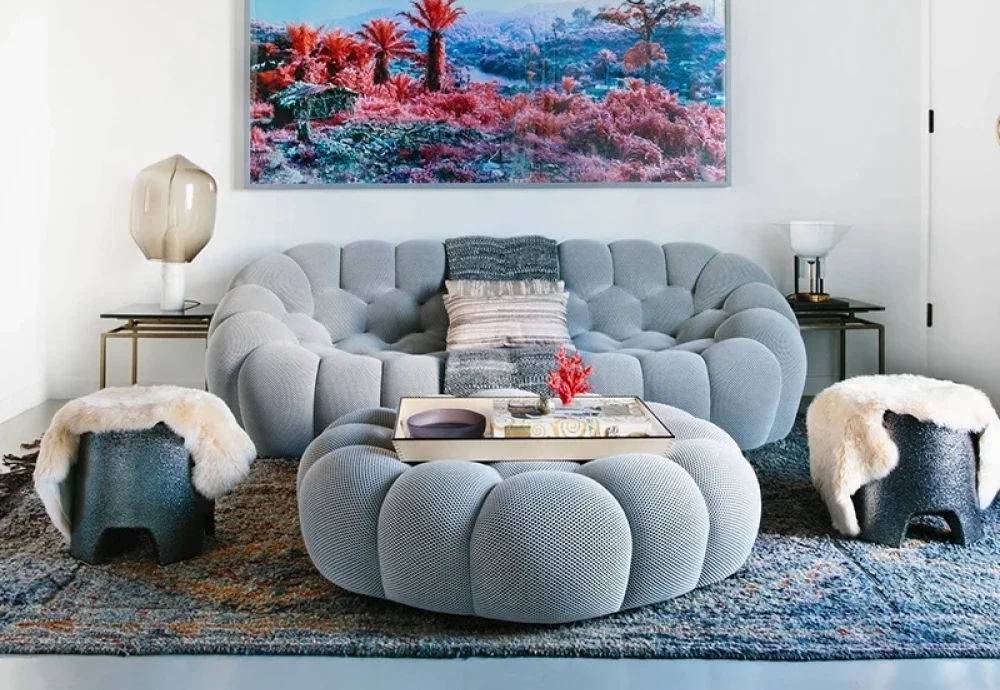 green bubble sofa