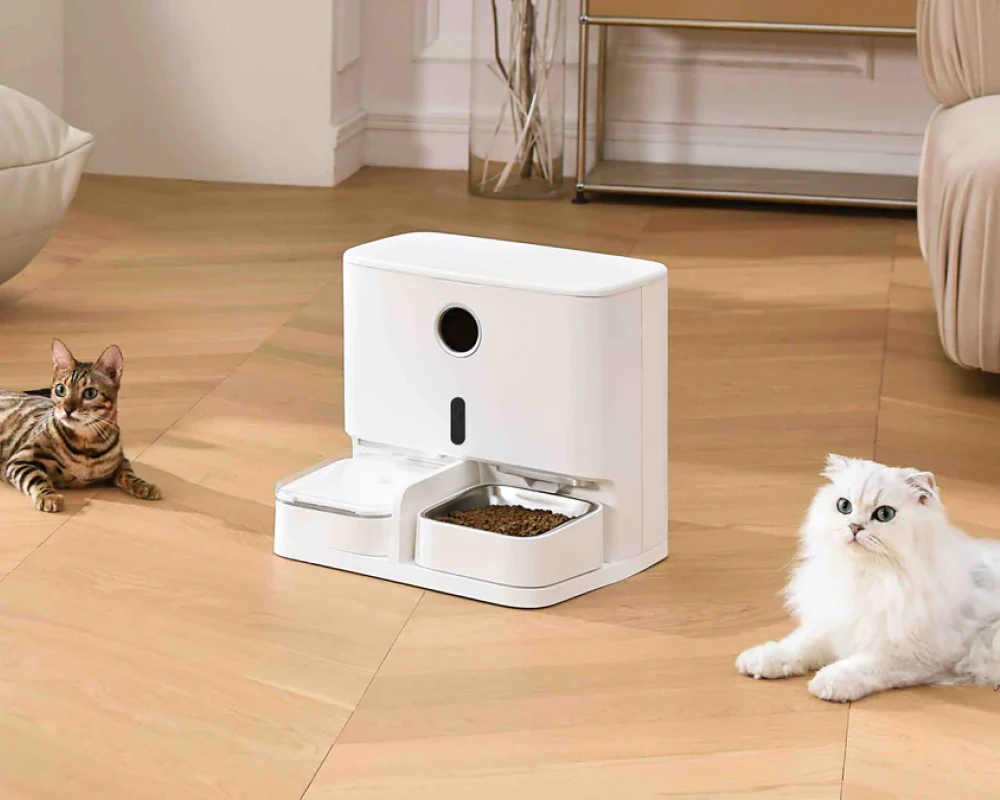 automatic feeder with camera