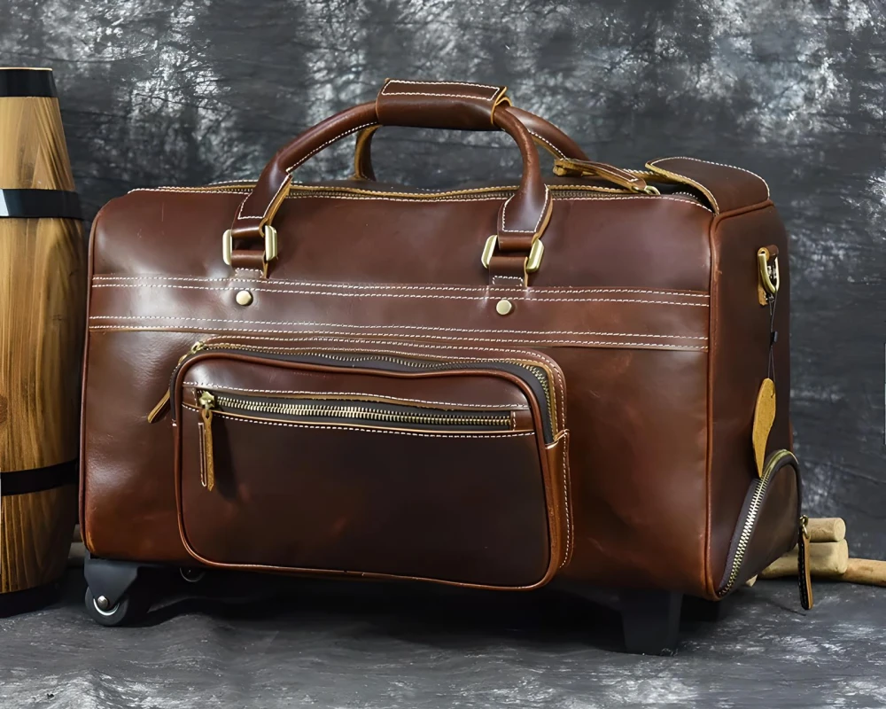 medium luggage with wheels